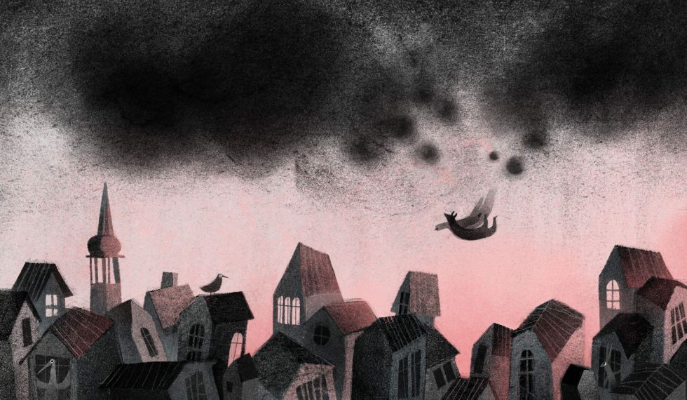 Illustration from The dog who found sorrow